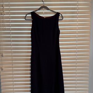 Nicole Miller Navy Lined Formal Dress Size 8